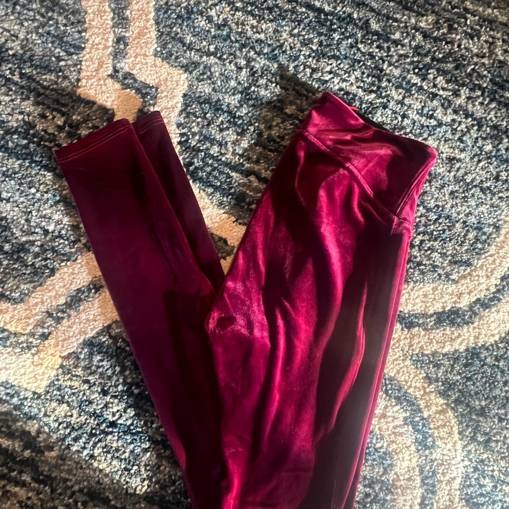 Spanx Velvet Leggings